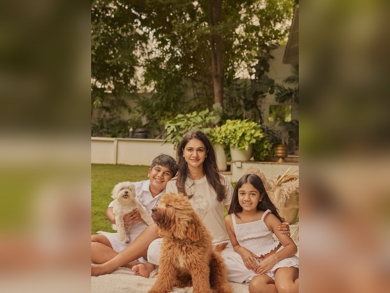 Sneha Reddy shares pictures of her ‘world’ with kids and pets, fans ask ‘Where is Allu Arjun?’