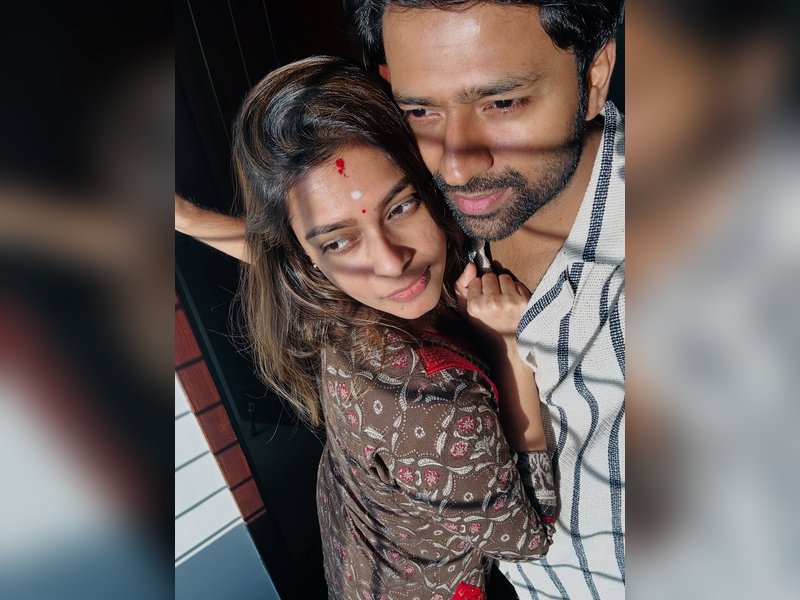 Shanthanu Bhagyaraj's wife tells him: I'll always have your back, no matter what! (Photo: Kiki Vijay/Instagram)