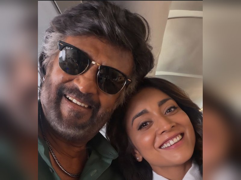 Shriya Saran meets Rajinikanth years after Sivaji: The Boss, shares selfie with ‘legend’