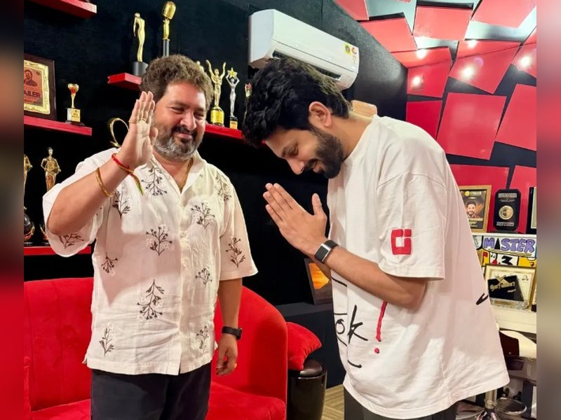 Anirudh Ravichander seeks blessings from lyricist Kasarla Shyam in new social media post
