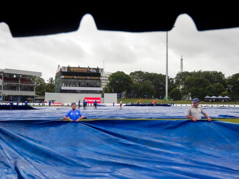 Rain threat looms large over Colombo on Day 4 of Sri Lanka v India match in Colombo. Photo credit: IANS