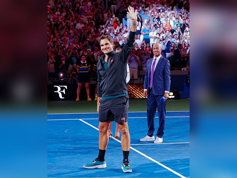 ‘It’s great to be back in New York’: Federer returns to US Open for memorable exhibition night (Credit: X/U.S Open)