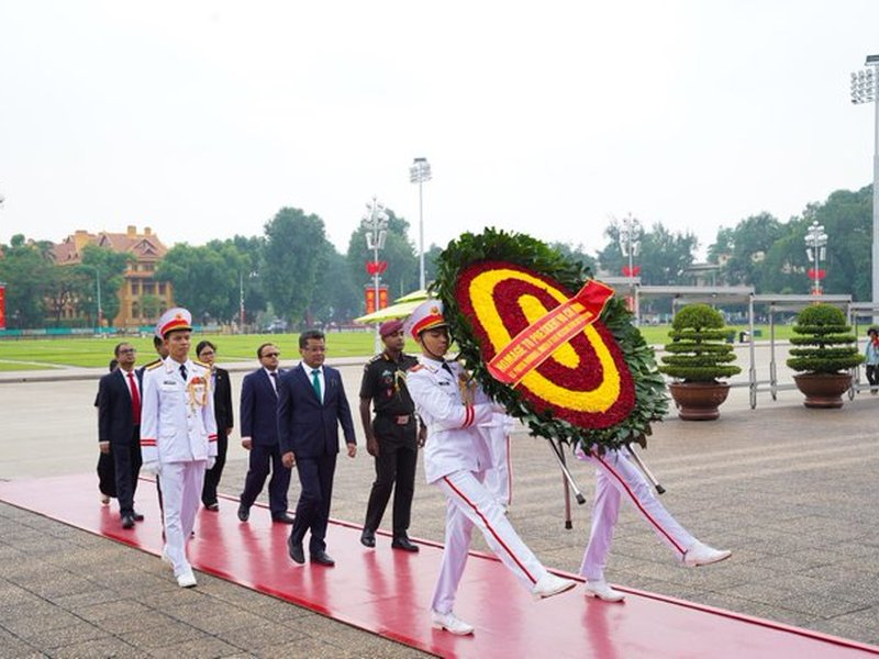 MoS Pabitra Margherita pays tribute to Vietnam's founding father Ho Chi Minh in Hanoi 