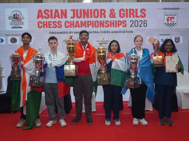 Mayank, Pratitee claim grand double for India in Asian Junior Classical Chess