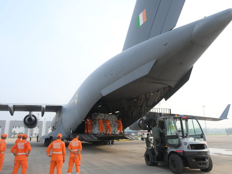 India sends second flight with 37.5 tonnes of relief supplies to flash flood-hit Nepal