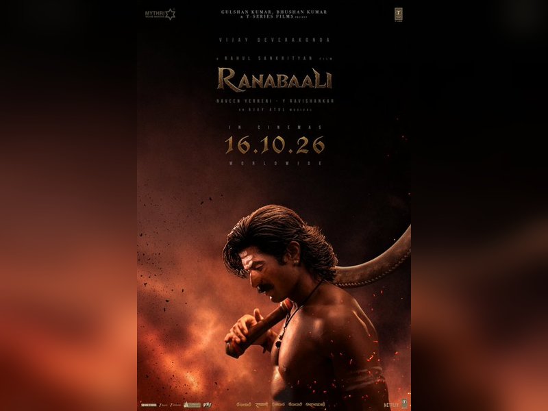 Vijay Deverakonda, Rashmika Mandanna's 'Ranabaali' to now hit screens on October 16 (Photo: Mythri Movie Makers/X)