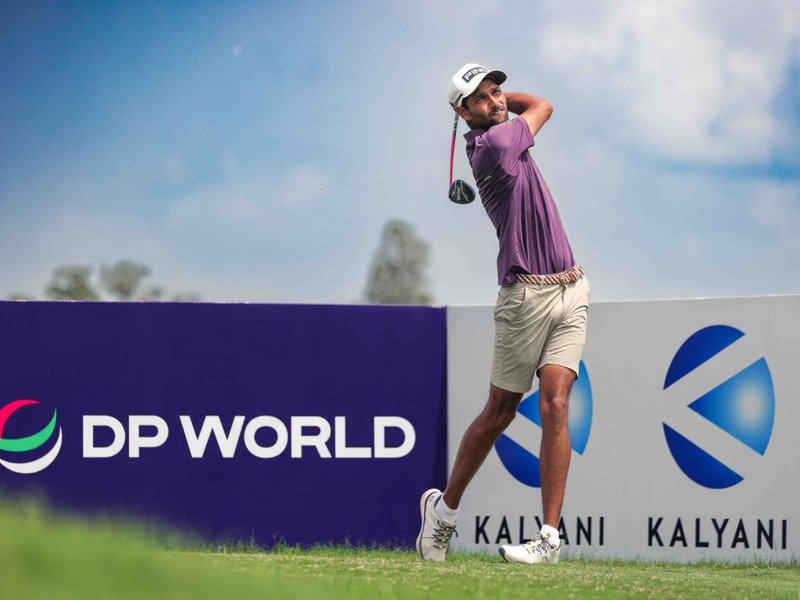 Angad Cheema maintains two-shot lead at Telangana Open 2026 at Vooty Golf County, Vikarabad, in Telangana on Thursday. Photo credit: PGTI Tour