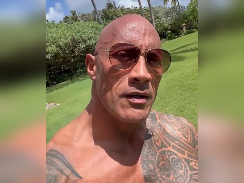 Dwayne Johnson shares his fast-digesting pre-workout rice hack (Photo: Dwayne Johnson/Instagram)