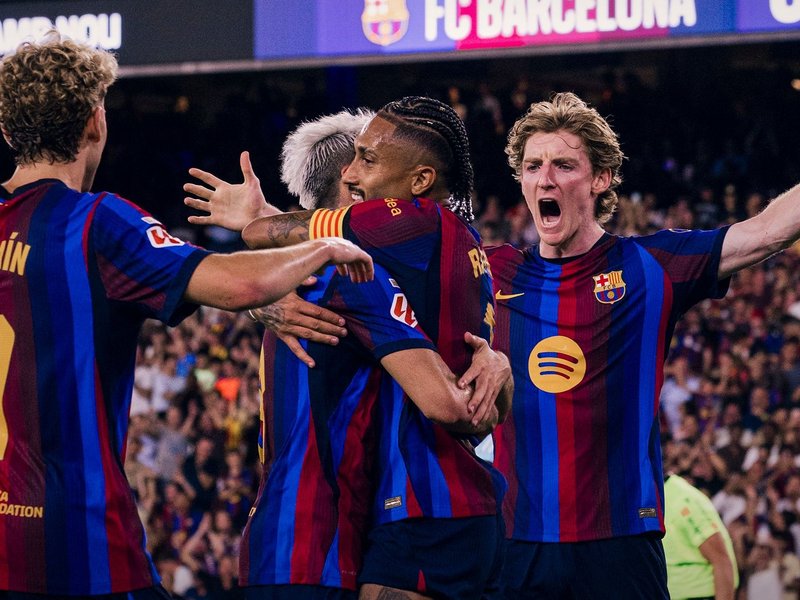 Barcelona beat Athletic Bilbao to remain perfect; Osasuna stun Celta in La Liga 2026/27 at Camp Nou in Barcelona on Thursday night. Photo credit: FC Barcelona