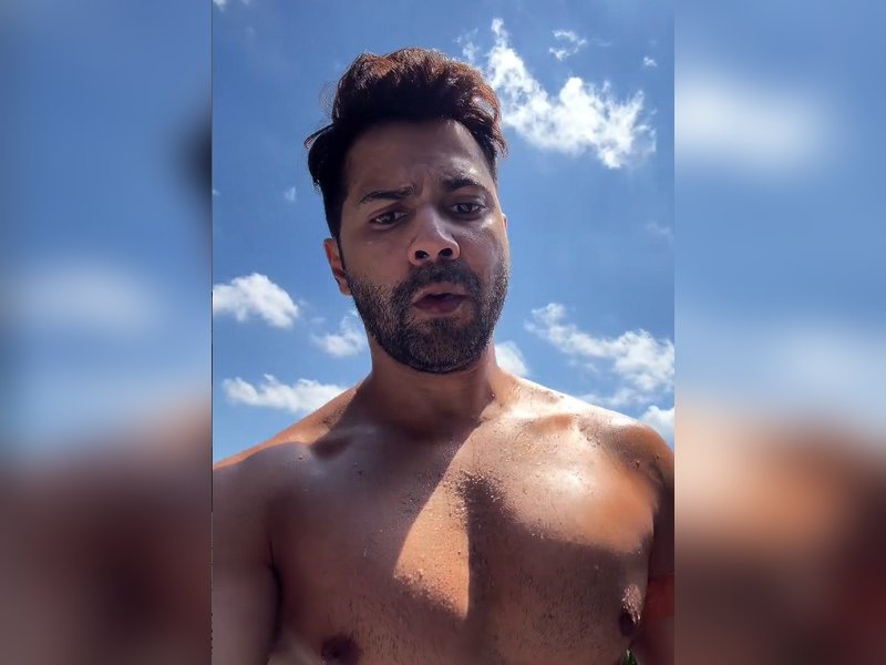 Varun Dhawan shares shirtless workout video from Bali, says ‘It’s 35 degrees out here’