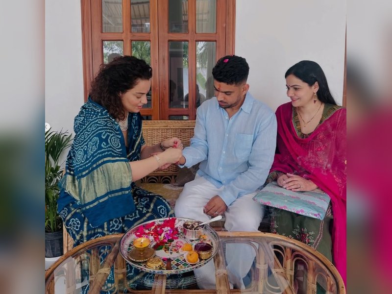 Kangana Ranaut shares heartwarming moments from Raksha Bandhan celebration with brother