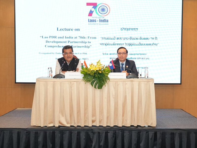 India, Laos discuss deepening bilateral partnership marking 70 years of diplomatic ties