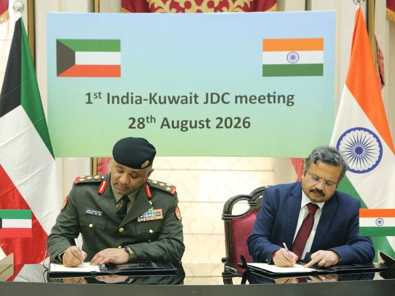 India and Kuwait agree to strengthen defence cooperation