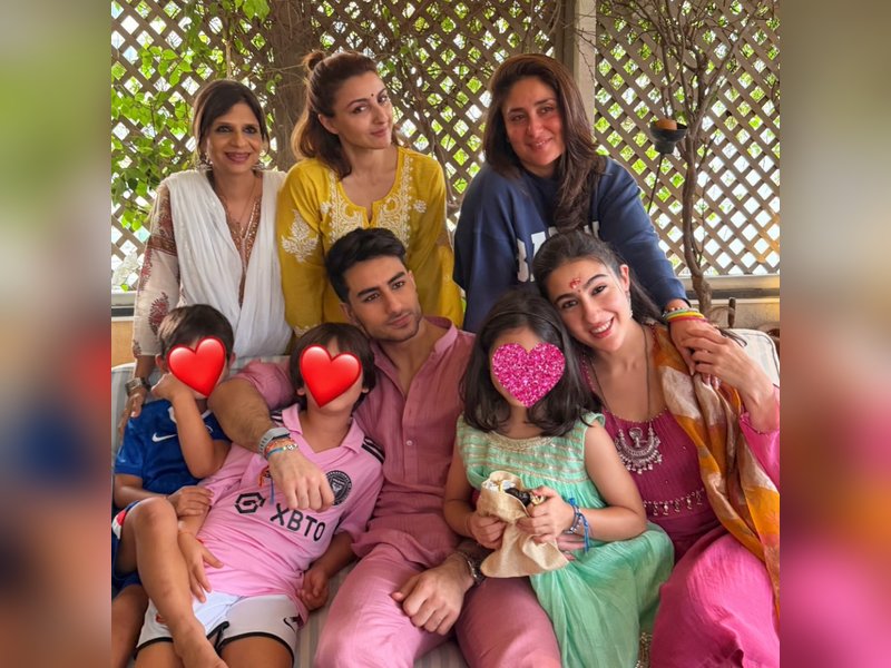 Kareena Kapoor joins Saif, Sara, Soha during the Pataudi Rakhi celebration 