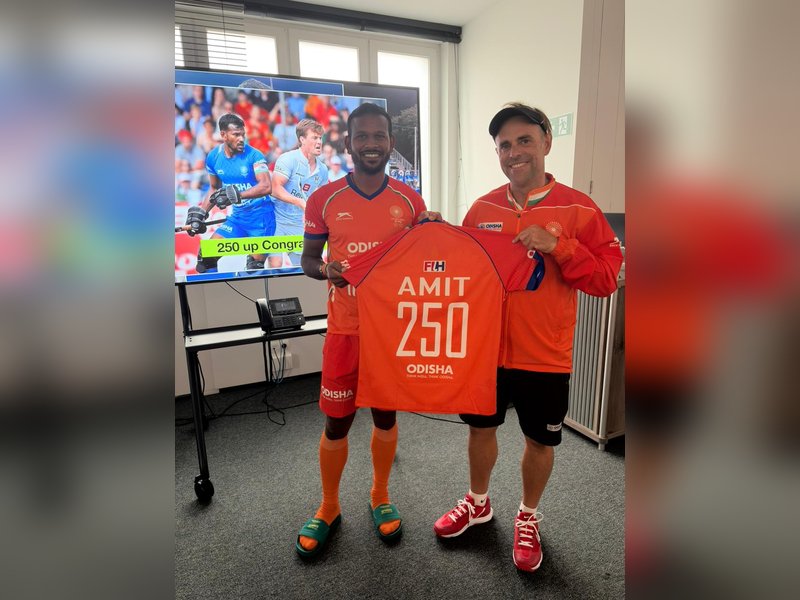 Amit Rohidas, Rajinder Singh achieve milestone caps in World Cup clash (Credit: Hockey India)