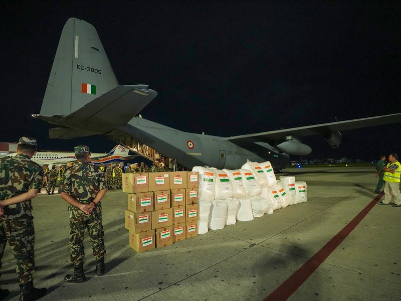 Third flight with assistance and rescue team from India reaches Nepal