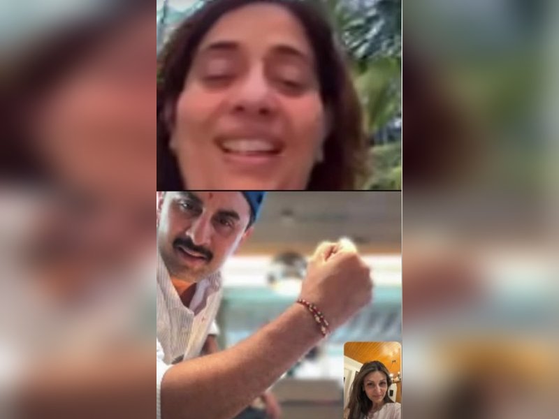 Ranbir Kapoor joins sisters Riddhima Kapoor, Natasha Nanda for virtual Rakhi celebration 
