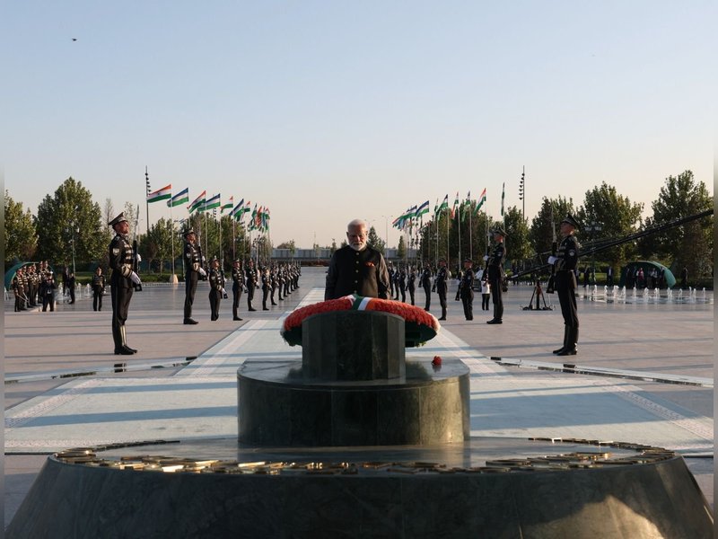Yangi Uzbekistan Monument reflects aspirations and progress of Uzbek people: PM Modi 