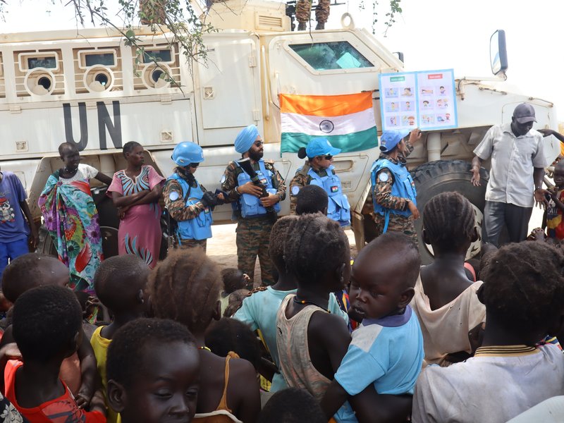 Indian peacekeepers continue to assist displaced persons in Abyei: UN