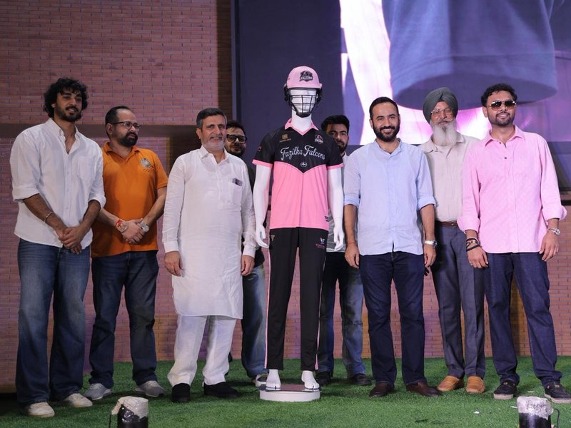 Fazilka Falcons unveil jersey for Sher-E-Punjab T20 League 2026