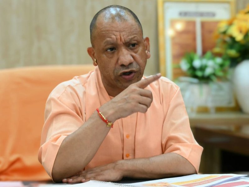 Gorakhpur: Uttar Pradesh Chief Minister Yogi Adityanath addresses a rally during the inauguration of Kalyan Mandapam and the launch of civic projects in Gorakhpur on Saturday, August 29, 2026. (Photo: IANS)