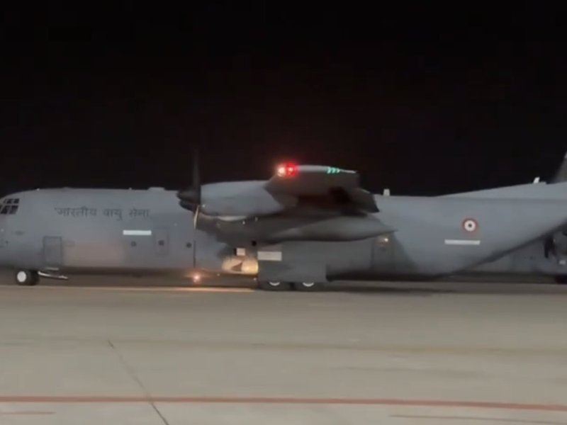 Fourth flight with additional assistance and rescue equipment departs to flood-hit Nepal from India