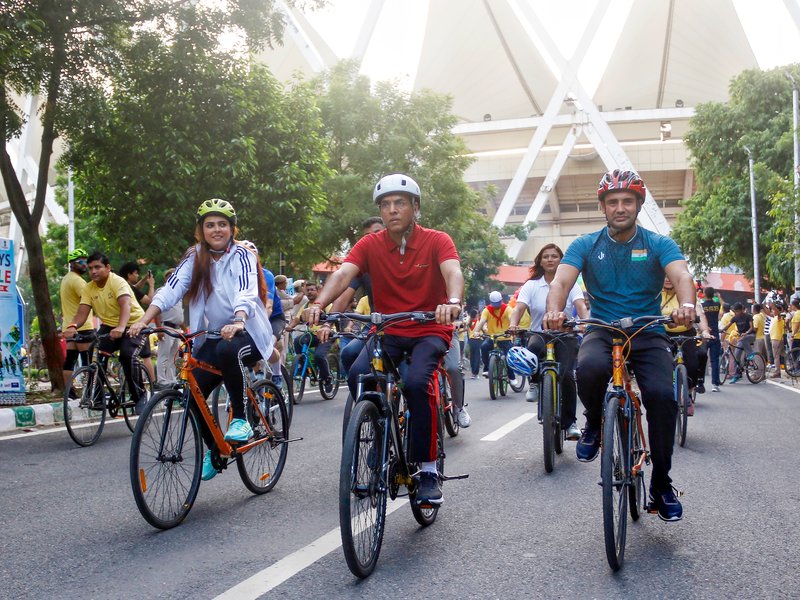 89th Fit India Sundays on Cycle to promote PM Modi’s ‘Nasha Mukt Yuva for Viksit Bharat’ call