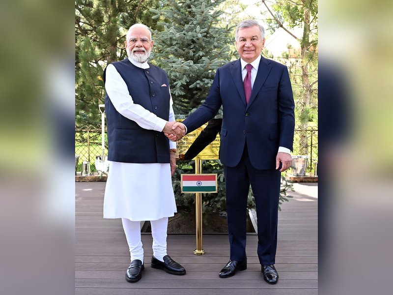 We will always work to expand green cover and build sustainable future: PM Modi with Uzbek President (Ld) 