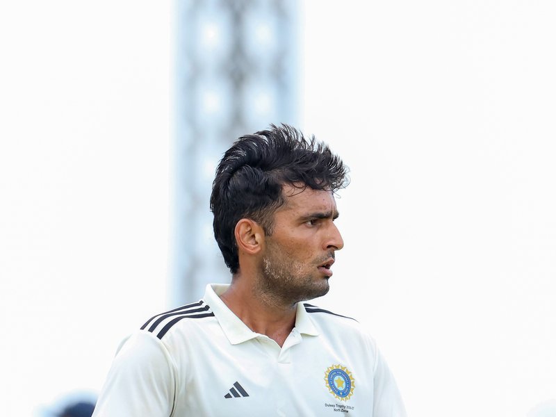 Anshul Kamboj replaces Prasidh Krishna in third ODI against the West Indies; Washington Sundar released from T20Is for Ranji Trophy competition for Tamil Nadu. Photo credit: IANS 