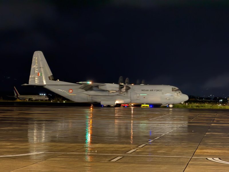 Fourth India flight touches down in Kathmandu with relief supplies, technical assistance