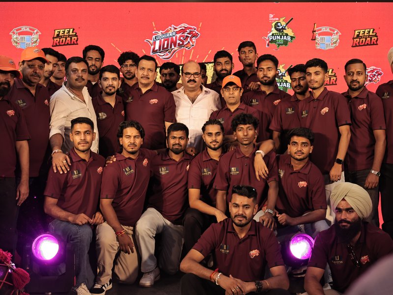 Sher-e-Punjab T20 League: Ludhiana Lions unveil their new jersey, mascot Sher Singh (Photo: Ludhiana Lions)