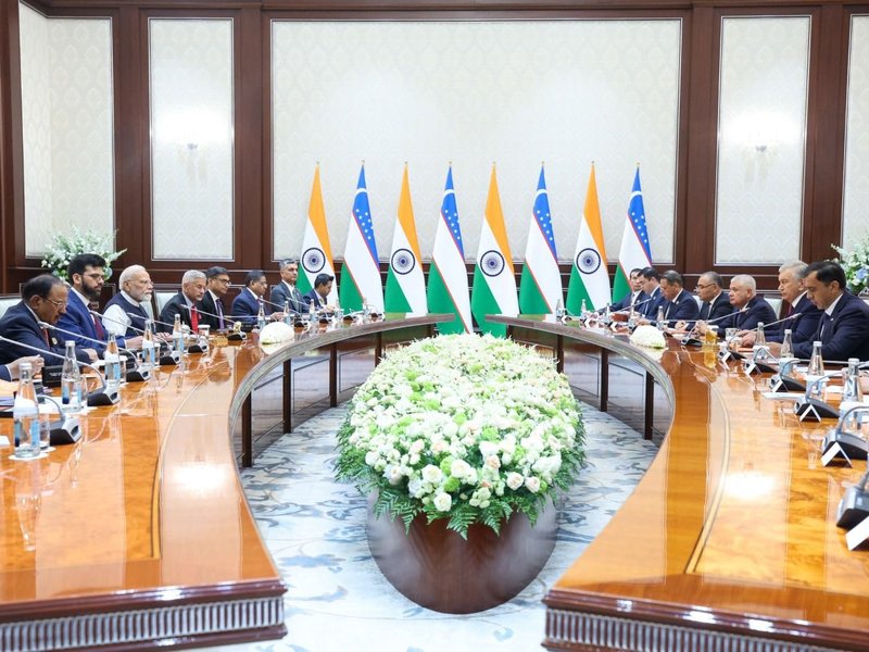 PM Modi highlights key outcomes from talks with Uzbek President in Tashkent