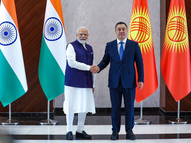 PM Modi and Kyrgyz President discuss ways to add momentum to Strategic Partnership (Ld)