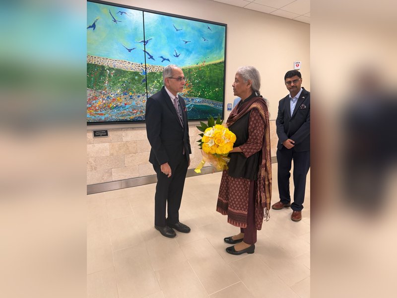 FM Sitharaman arrives for crucial G20 talks