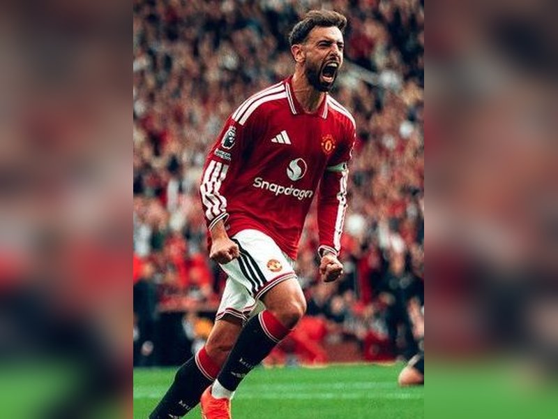  Fernandes hat-trick powers Man United's comeback win over Ipswich in Premier League on Sunday. Photo cred: Man United/x