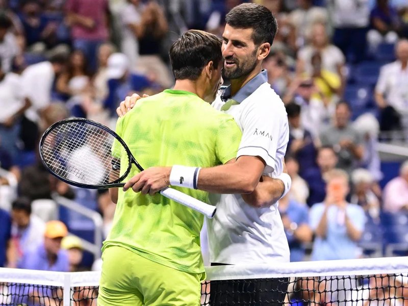 Mariano Navone stuns Novak Djokovic in five-set thriller; Daniil Medvedev makes classy return to the men's singles section of the US Open in New York. Photo credit: US Open