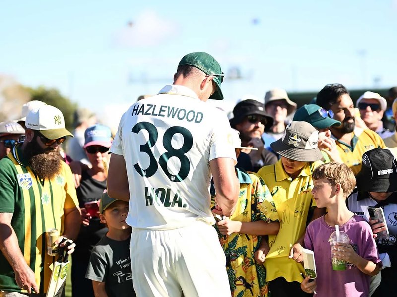 The best way forward for me is to play as much as I can, says Josh Hazlewood ahead of Australia's Test series with South Africa. Photo credit: cricket.com.au