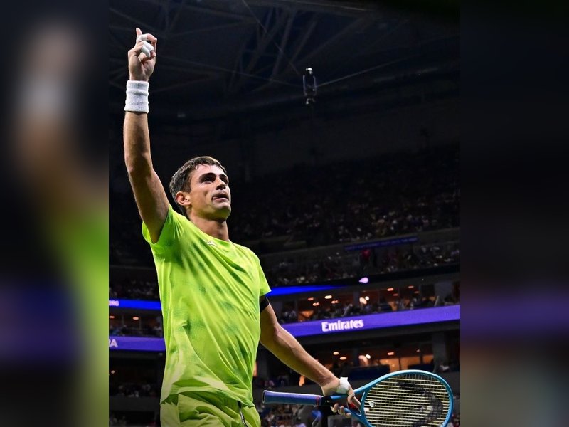 'It's a dream come true': Mariano Navone after stunning Novak Djokovic in men's singles first round of the US Open in New York on Monday (IST). Photo credit: US Open