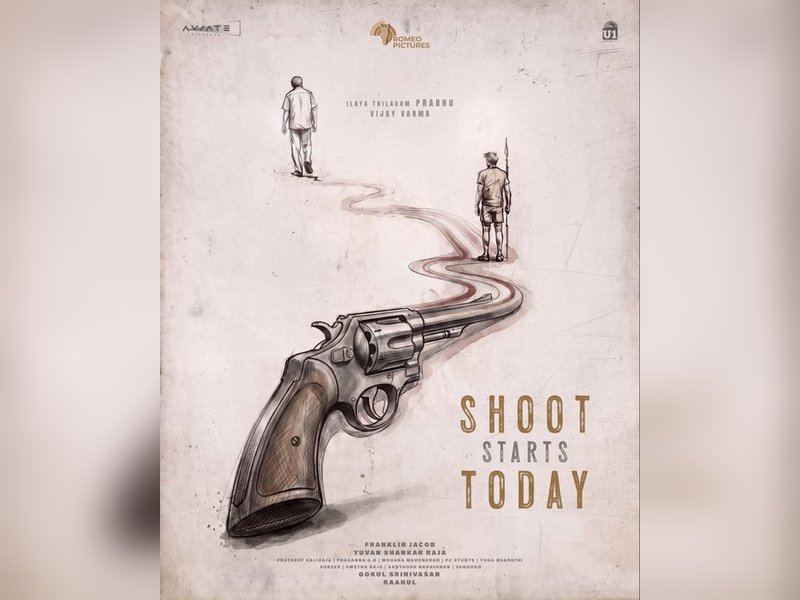 Prabhu begins shooting for his upcoming film with director Franklin Jacob (Photo: Raahul/X)