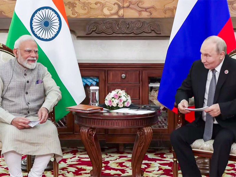Bishkek: PM Modi and Putin discuss maritime trade, safety and security of Indian seafarers