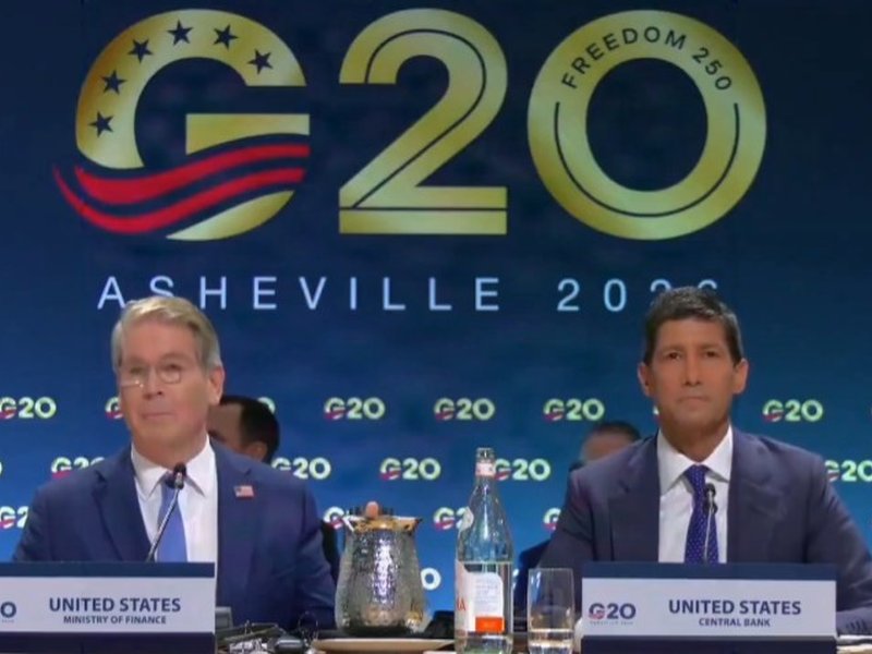 US puts tariffs, Iran risks at G20 centre