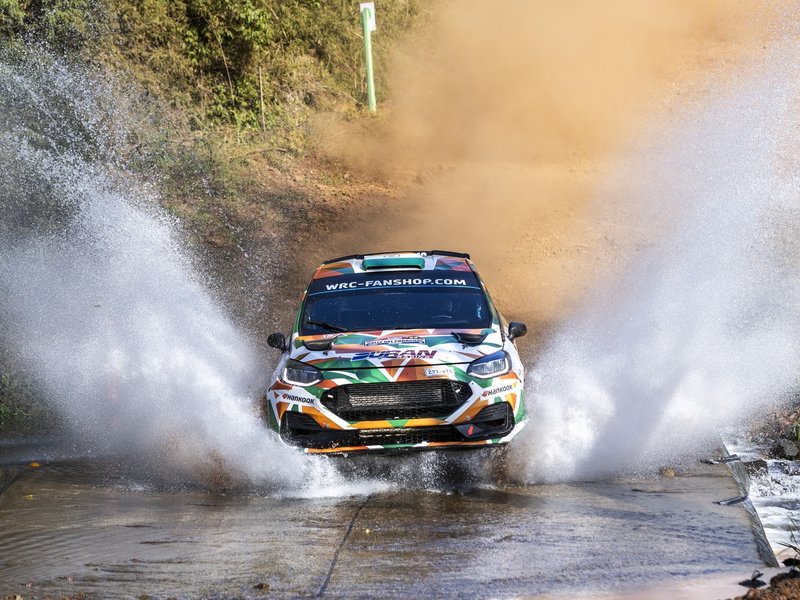 Naveen, Musa complete WRC3 podium hat-trick in Paraguay