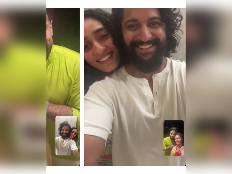 Nani joins Keerthy Suresh's Onam celebration over video call