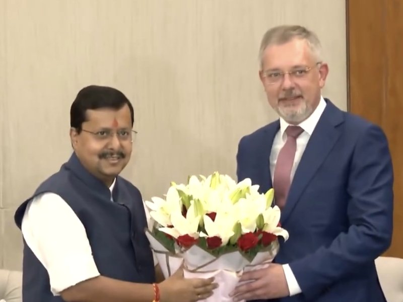 Russian envoy meets BJP chief Nitin Nabin, discusses growing bilateral ties