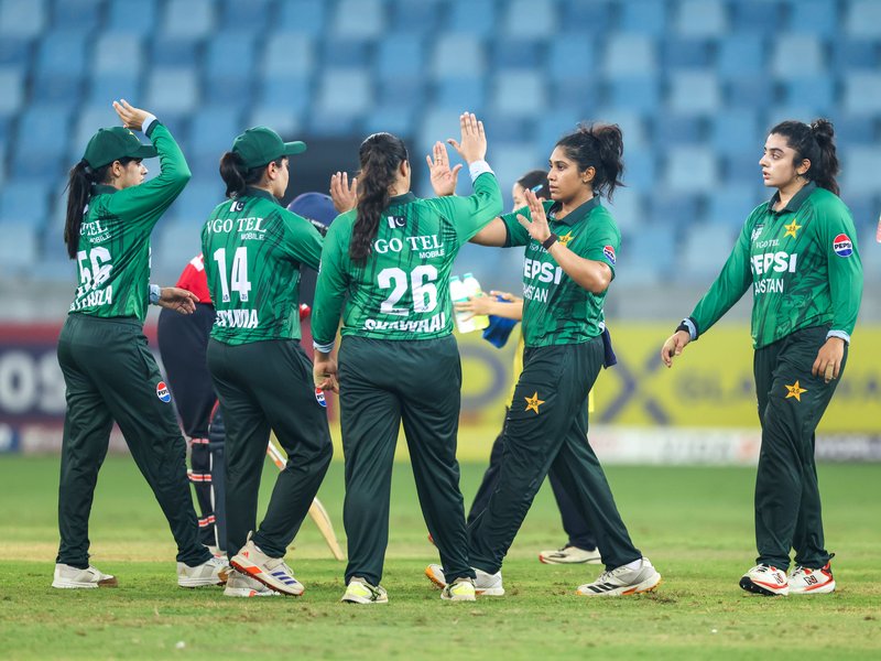 Muneeba, Sadia lead Pakistan to winning start in the ACC Women’s T20 Asia Cup, beating Thailand by 35 runs at the Dubai International Cricket Stadium (DICS) in Dubai on Tuesday. Photo credit: ACC  