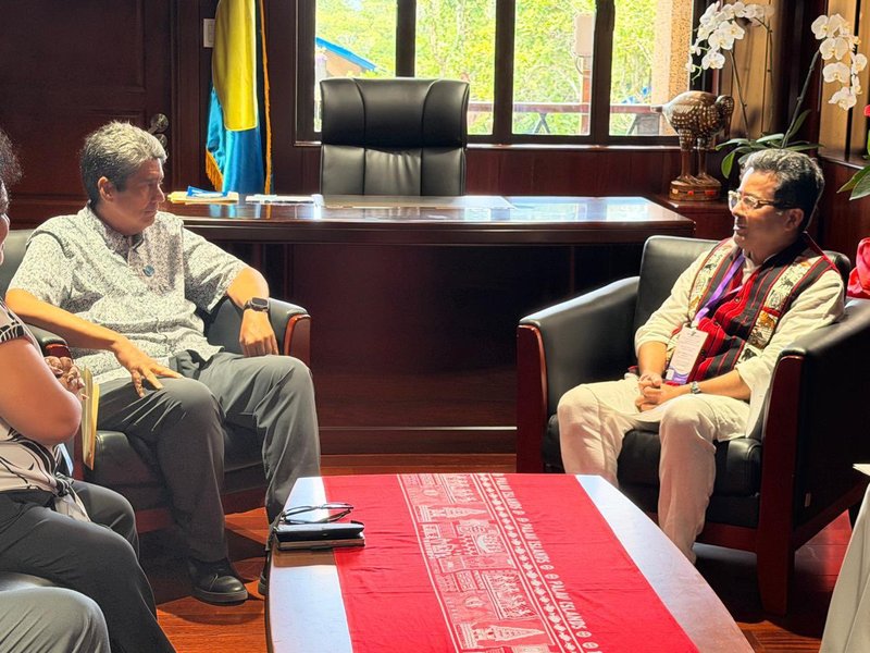 MoS Margherita holds bilateral talks with Palau Prez, Tonga PM on sidelines of PIF Leaders' Meet