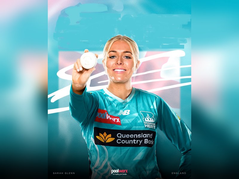 England leg-spinner Sarah Glenn returns to Brisbane Heat for full WBBL campaign