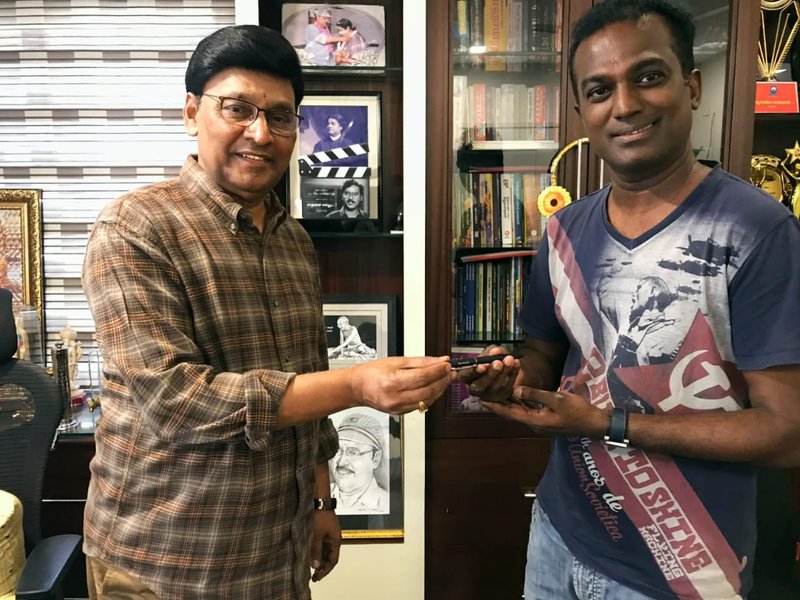 ‘Beep’ director discloses legendary screenwriter K. Bhagyaraj gifted him a pen after reading his film's script (Photo: IANS/PR)