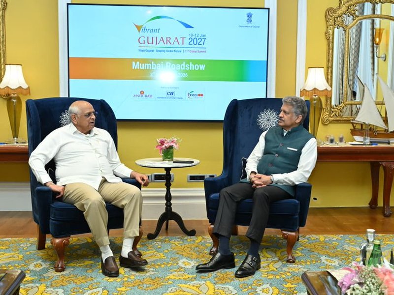 वाइब्रेंट गुजरात ग्लोबल समिट 2027 के मुंबई रोड शो में दिग्गज उद्योगपतियों से मिले मुख्यमंत्री भूपेंद्र पटेल