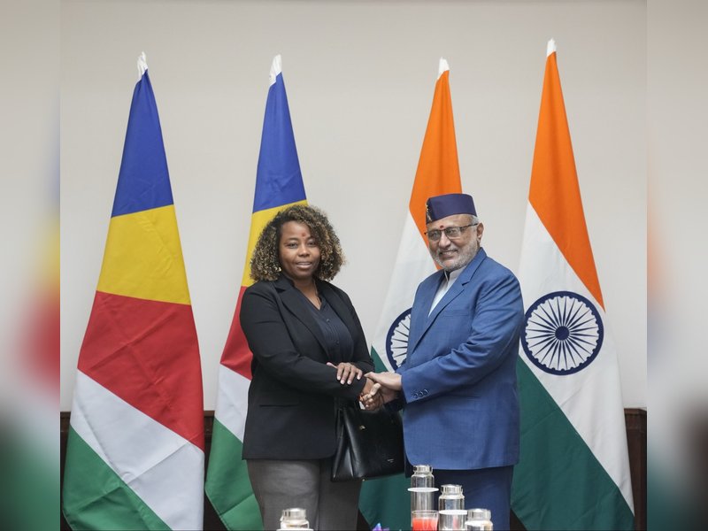 सेशेस्ल की राष्ट्रीय सभा की अध्यक्ष अर्नेस्टा ने उपराष्ट्रपति राधाकृष्णन से की मुलाकात, साझेदारी मजबूत करने पर दिया जोर